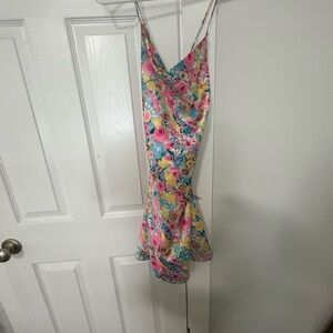Beginning Boutique Floral Mini Dress